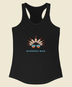 Burning Man Racerback Tank Top