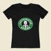 Caffeinated Spider 80s Womens T shirt