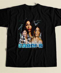 Cardi B Girl Rapper 80s Mens T Shirt