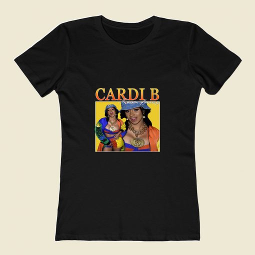 Cardi B Invasion Of Privacy 80s Womens T shirt