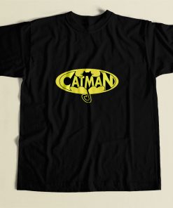 Cat Man 80s Mens T Shirt