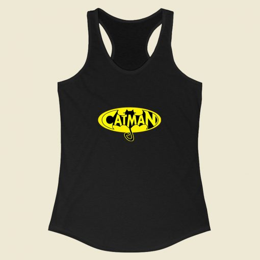 Cat Man Racerback Tank Top