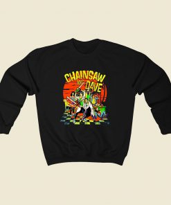 Chainsaw Dave Sweatshirt Street Style