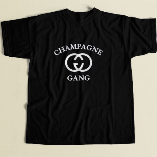 Champagne Gang Gc 80s Mens T Shirt