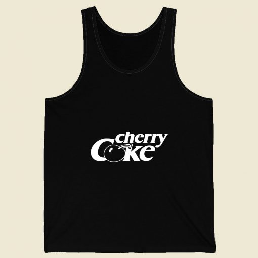 Cherry Coke Retro Mens Tank Top