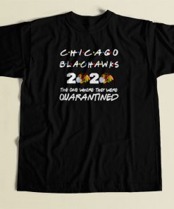 Chicago Blackhawks 2020 Quarantined 80s Mens T Shirt