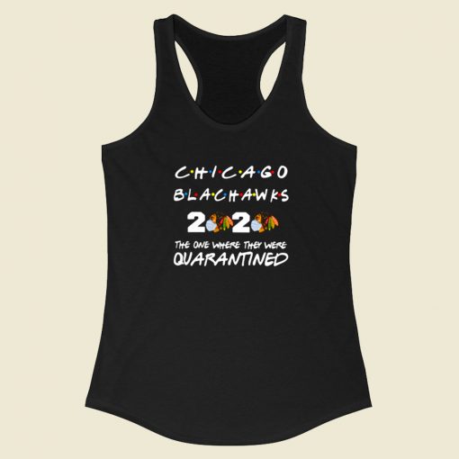 Chicago Blackhawks 2020 Quarantined Racerback Tank Top