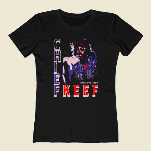 Chief Keef Rapper Hiphop 80s Womens T shirt