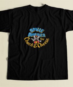 Chuck E Cheese Smile America 80s Mens T Shirt