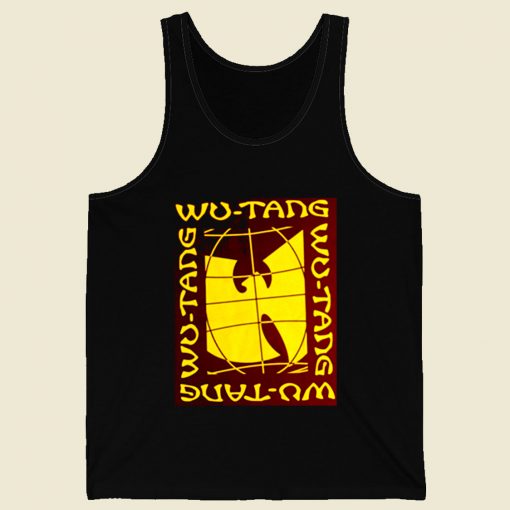 Classic Wu Tang Clan World Retro Mens Tank Top