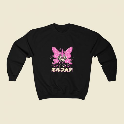 Clearance Venomoth Pokemon 80s Sweatshirt Style