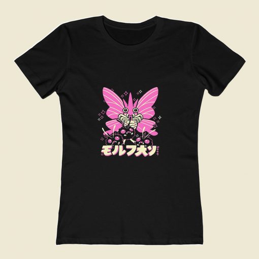 Clearance Venomoth Pokemon 80s Womens T shirt