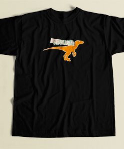 Clever Girl Velociraptor 80s Mens T Shirt