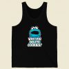 Cookie Monster Why You Delete Cookies Retro Mens Tank Top