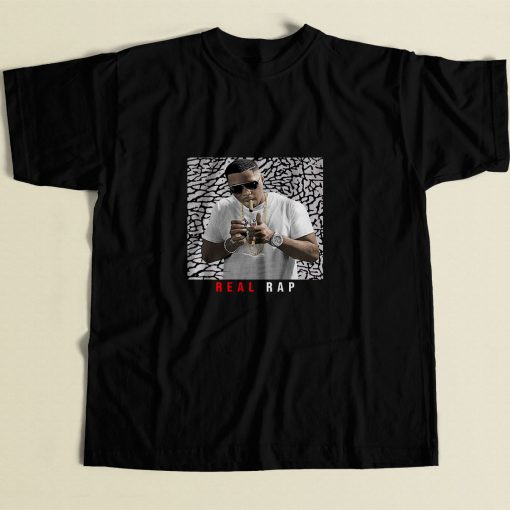 Cool Real Rap Nas 80s Mens T Shirt