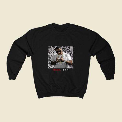 Cool Real Rap Nas 80s Sweatshirt Style