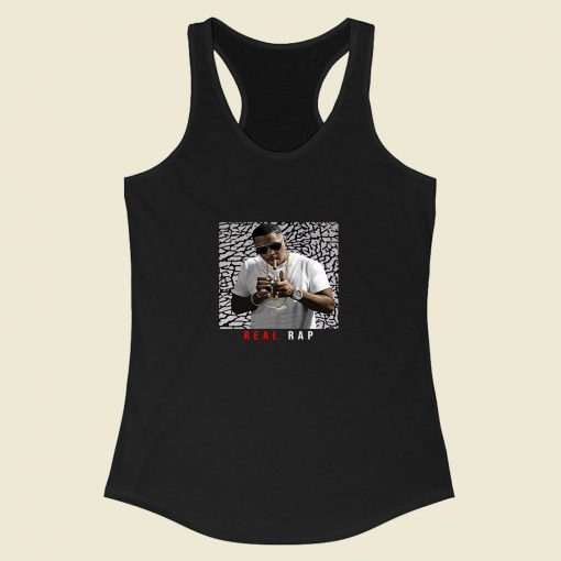 Cool Real Rap Nas Racerback Tank Top