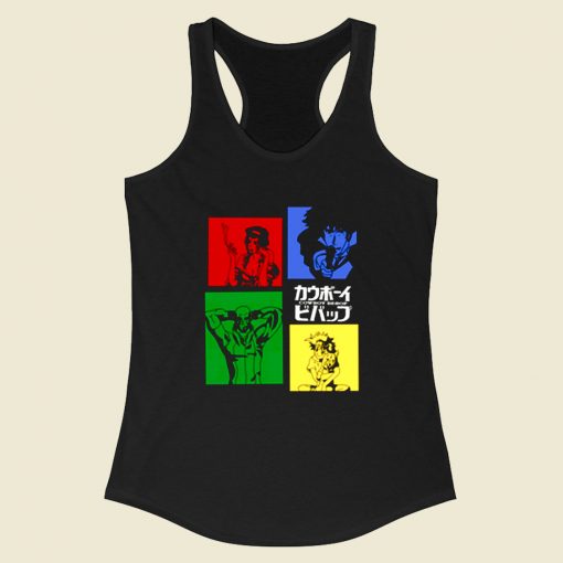 Cowboy Bebop Anime Character Racerback Tank Top