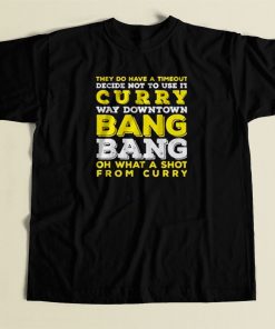 Curry Way Downtown Bang Bang 80s Mens T Shirt