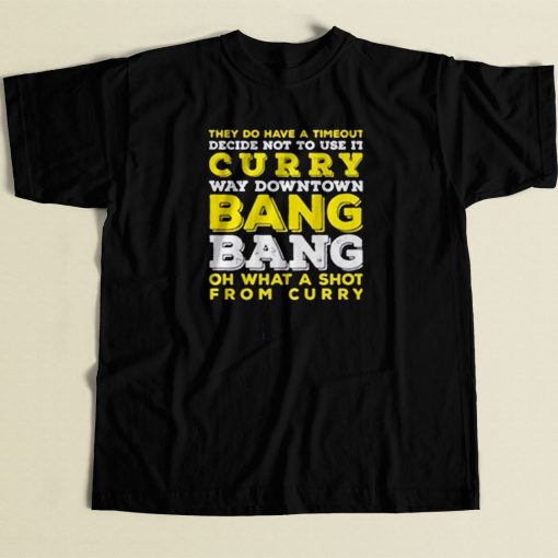 Curry Way Downtown Bang Bang 80s Mens T Shirt