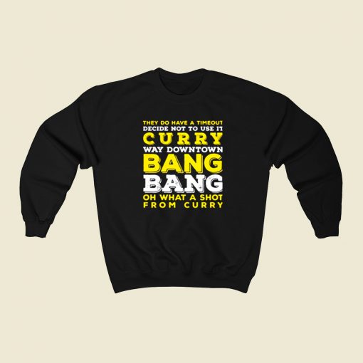 Curry Way Downtown Bang Bang 80s Sweatshirt Style