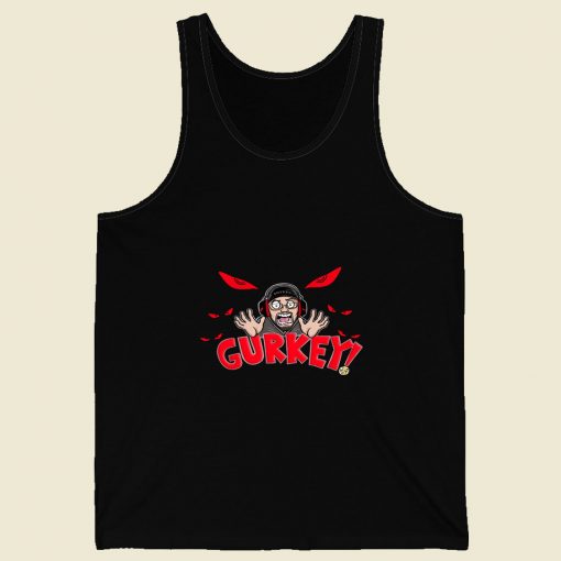 Cute Fgteev Gurkey Retro Mens Tank Top