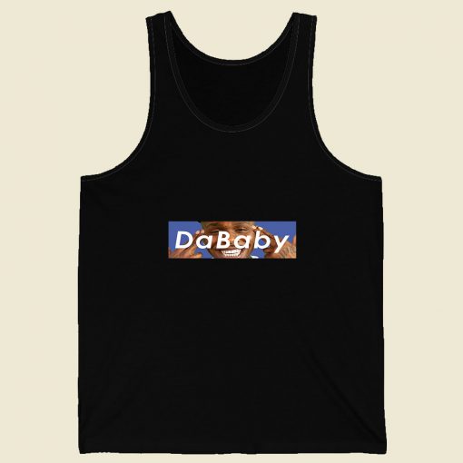 Dababy Blue Box Retro Mens Tank Top