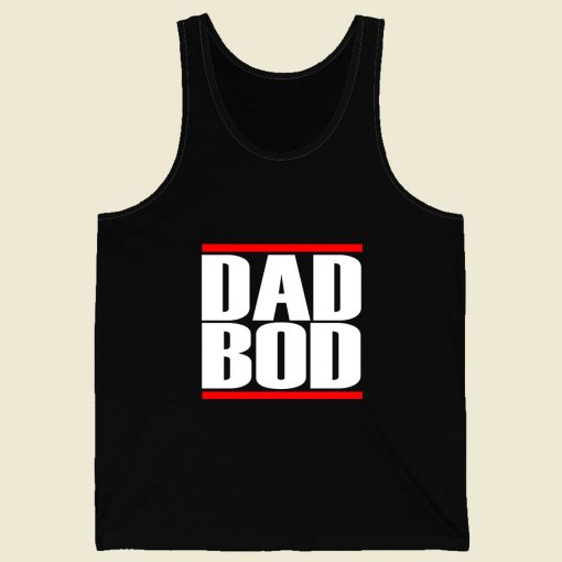 Dad Bod Run Dmc Retro Mens Tank Top