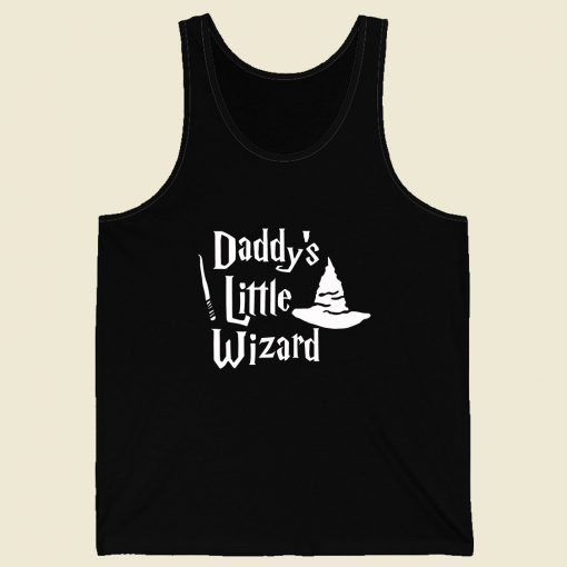 Daddys Little Wizard Men Tank Top Style