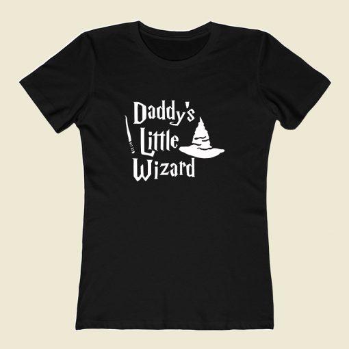 Daddys Little Wizard Women T Shirt Style