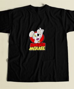 Danger Mouse Vintage Cartoon 80s Mens T Shirt