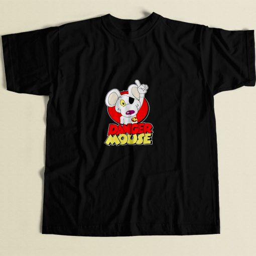 Danger Mouse Vintage Cartoon 80s Mens T Shirt