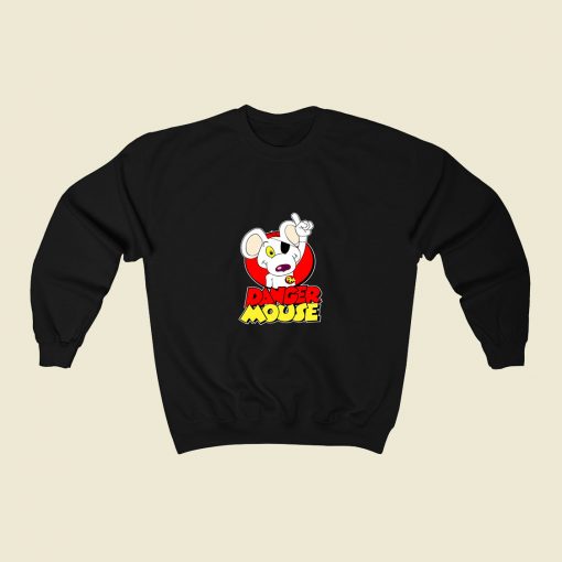 Danger Mouse Vintage Cartoon 80s Sweatshirt Style