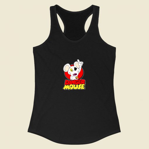 Danger Mouse Vintage Cartoon Racerback Tank Top