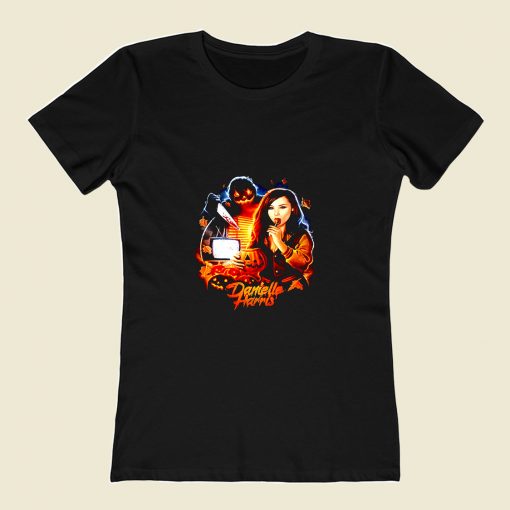 Danielle Harris Trick Or Treat 80s Womens T shirt