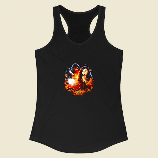 Danielle Harris Trick Or Treat Racerback Tank Top