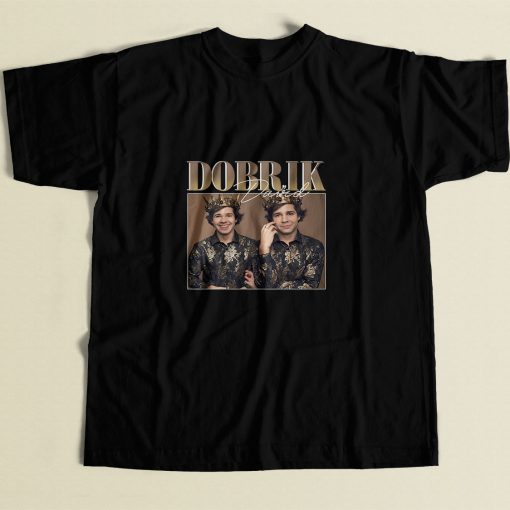 David Dobrik 90s Vintage Black Rapper 80s Mens T Shirt