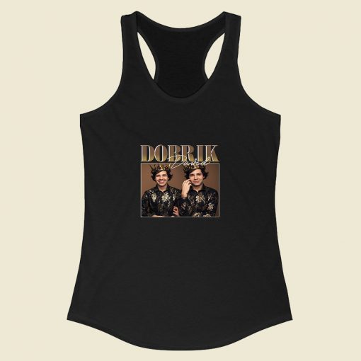 David Dobrik 90s Vintage Black Rapper Racerback Tank Top