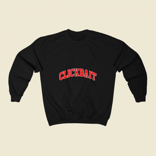 David Dobrik Clickbait Black 80s Sweatshirt Style