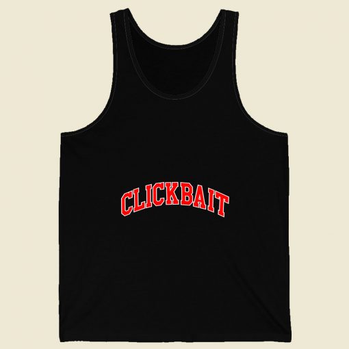 David Dobrik Clickbait Black Retro Mens Tank Top