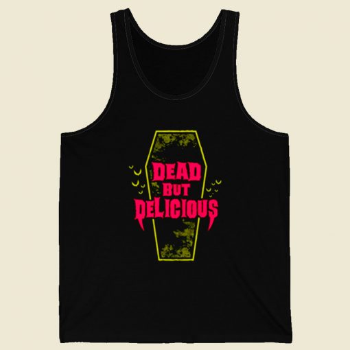 Dead But Delicious Retro Mens Tank Top