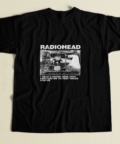 Dead Children Playing Radiohead 80s Mens T Shirt