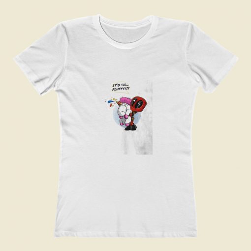 Deadpool Unicorn Rainbow Classic Women T Shirt