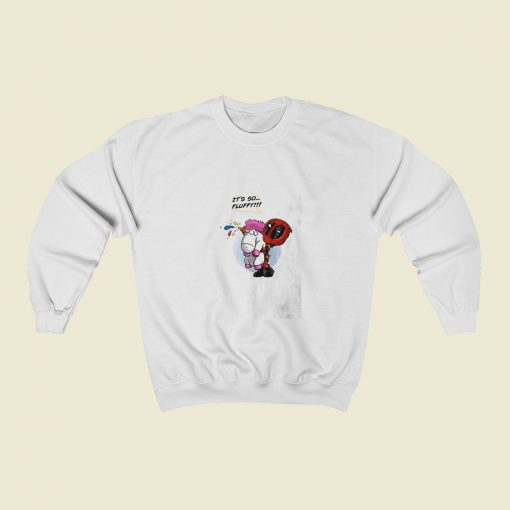 Deadpool Unicorn Rainbow Sweatshirt Street Style