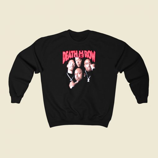 Death Row Records Tupac Dre 80s Sweatshirt Style