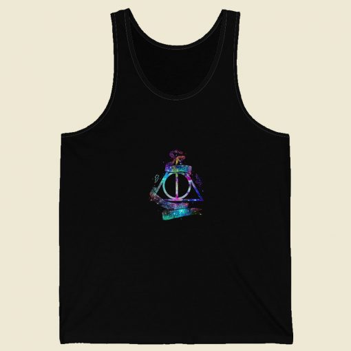 Deathly Hallows Galaxy Men Tank Top Style