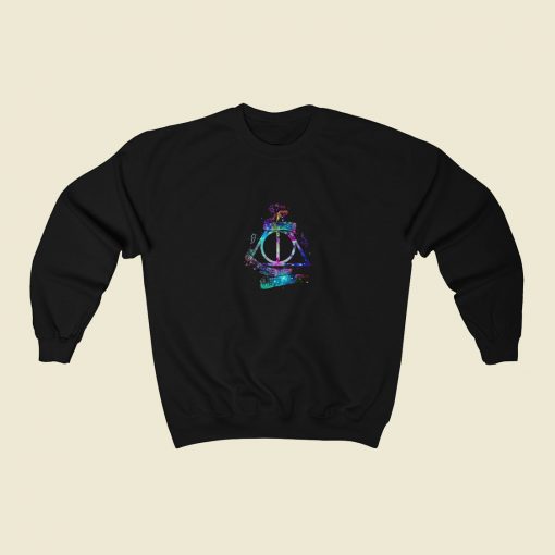 Deathly Hallows Galaxy Sweatshirt Street Style