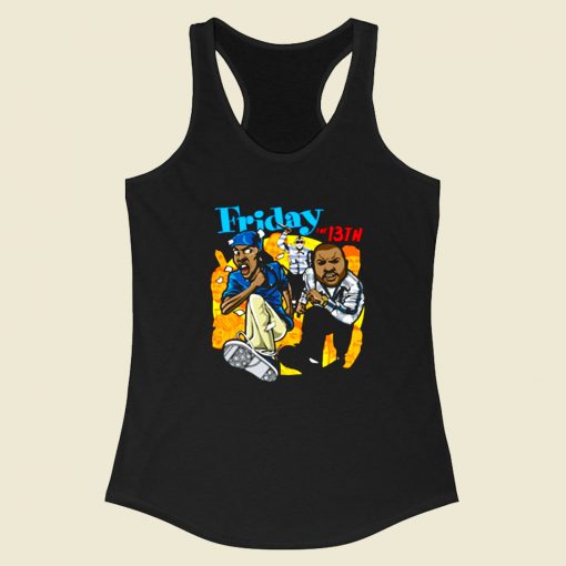 Deebo X Friday The 13th Horror Movie Racerback Tank Top