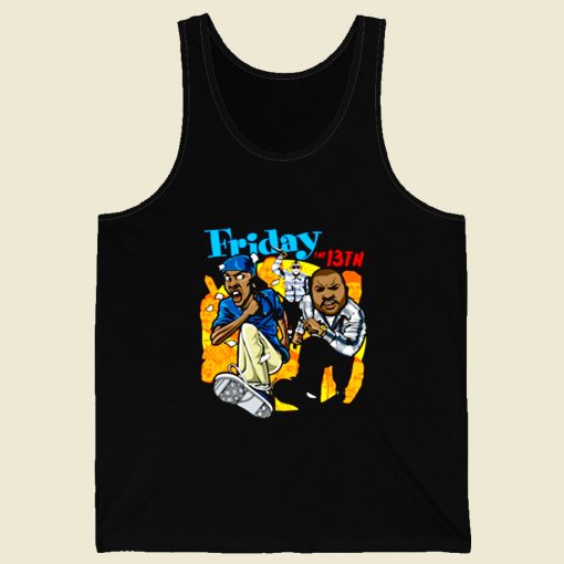 Deebo X Friday The 13th Horror Movie Retro Mens Tank Top