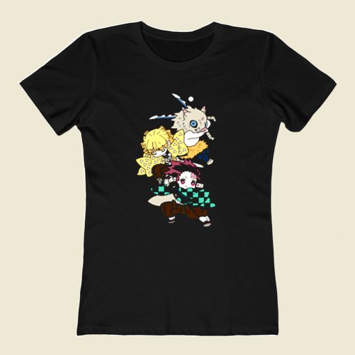 Demon Slayer Anime Japan 80s Womens T shirt